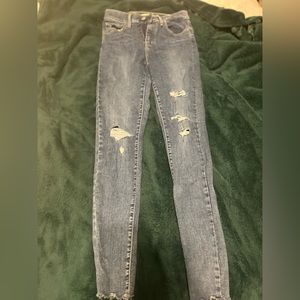 Levi 720 High Rise Super Skinny Jeans (size 27)
